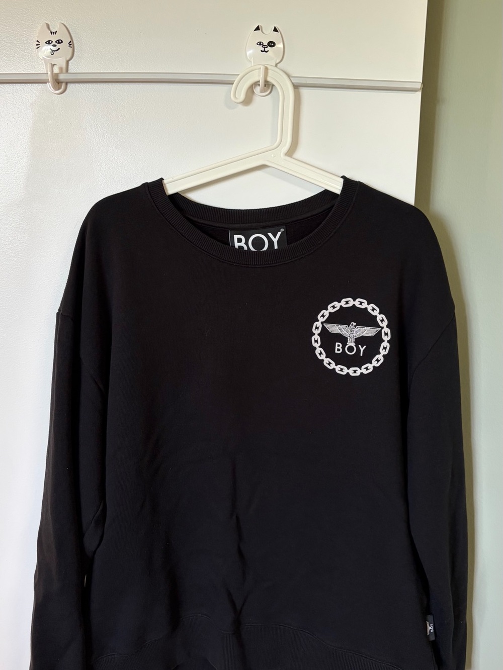 BOY London Black Crewneck Sweatshirt